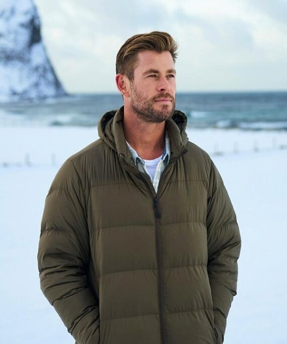 Limitless 2022 Chris Hemsworth Hooded Puffer Jacket