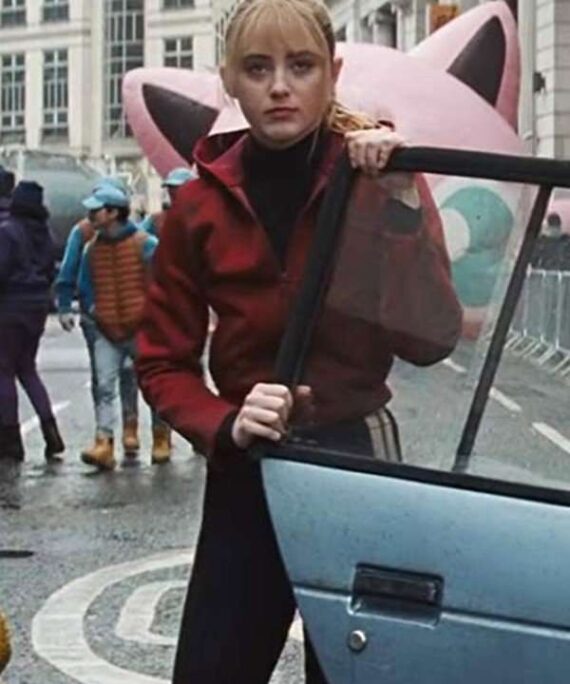 Pokémon Detective Pikachu Kathryn Newton Red Jacket