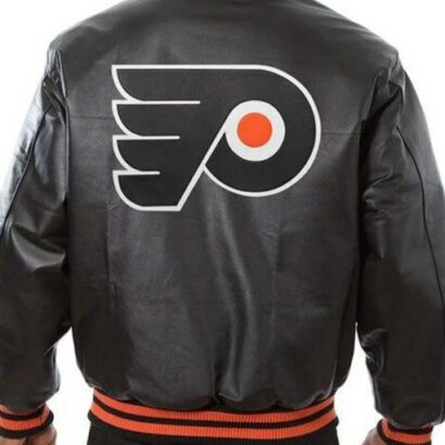 Philadelphia Flyers Bomber Leather Jacket