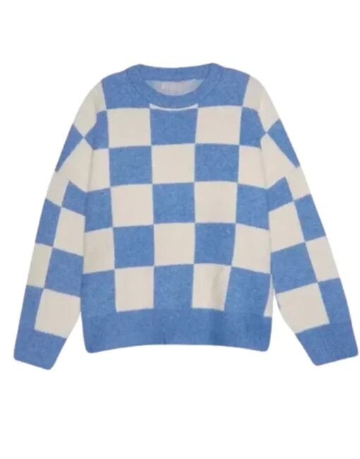 School Spirits 2023 Kiara Pichardo Checkered Sweater