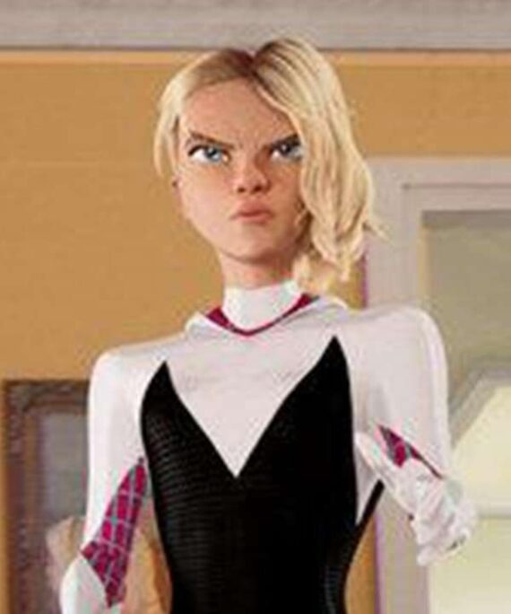 Spiderman into the Spider Verse Gwen Stacy Jacket