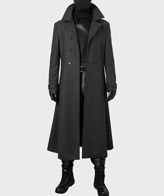 Spider Man Into The Spider Verse Noir Trench Coat