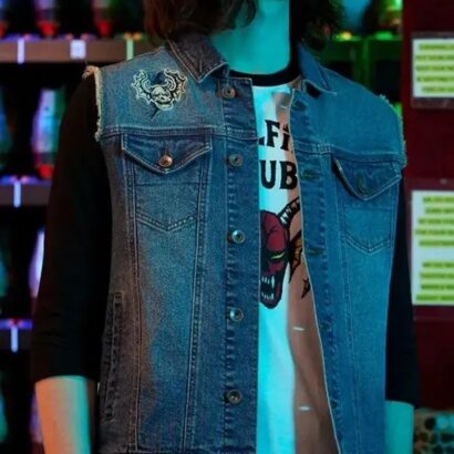 Stranger Things Joseph Quinn Denim Vest