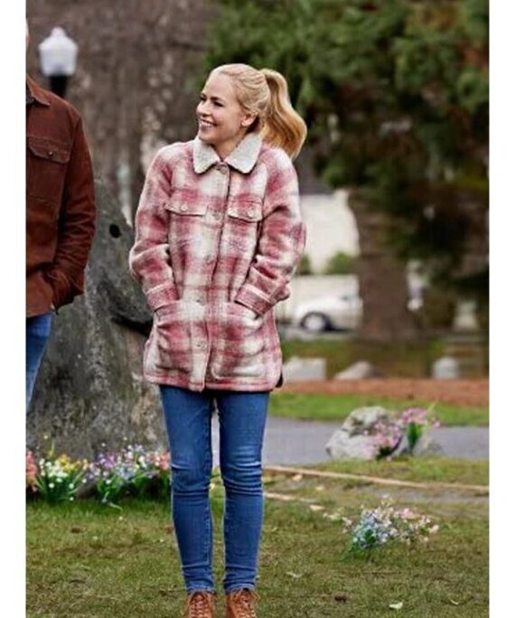 The Blessing Bracelet 2023 Amanda Schull Plaid Jacket