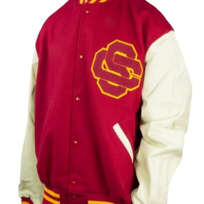 USC Trojans Cardinal Varsity Jacket