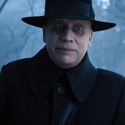 Wednesday Uncle Fester 2022 Black Coat