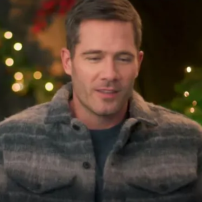 A Magical Christmas Village Luke Macfarlane Coat