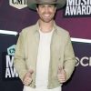 Cmt Music Awards 2023 Dustin Lynch Suede Leather Jacket