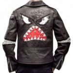 American Singer Julian Casablancas Instant Crush Shark Leather Jacket