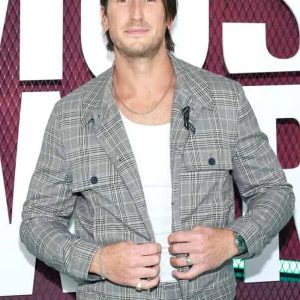 Russell Dickerson CMT Music Awards Grey Jacket