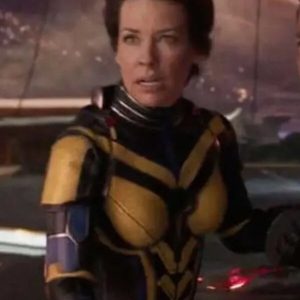 Ant Man 3 Evangeline Lilly Black and Yellow Costume Jacket