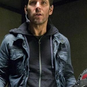 Ant Man Paul Rudd Black Cotton Jacket