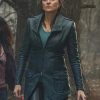 Ash vs Evil Dead Lucy Lawless Leather Coat