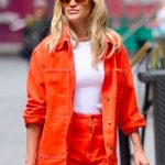 Ashley Roberts Denim Orange Jacket