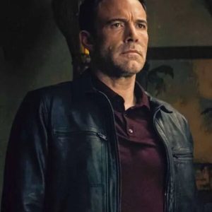 Ben Affleck Hypnotic Black Leather Jacket