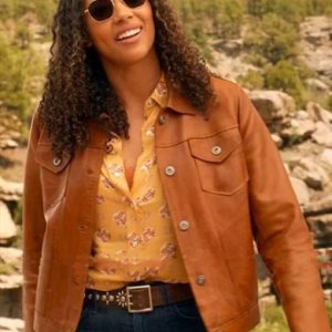 Big Sky S03 Kylie Bunbury Leather Jacket