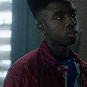  Stranger Things 4 Lucas Sinclair Red Jacket