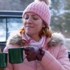 Christmas with the Campbells 2022 Brittany Snow Pink Jacket