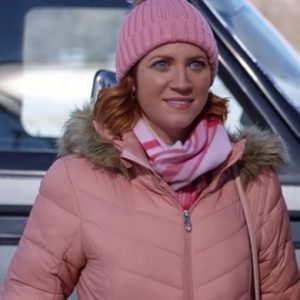 Christmas with the Campbells 2022 Brittany Snow Pink Jacket