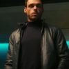 Citadel Richard Madden Black Leather Jacket