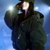 Coachella 2023 Billie Eilish Black Hooded Puffer Jacket