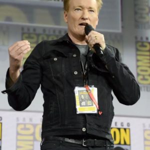 Conan O’Brien Top Gun Event Black Denim Jacket