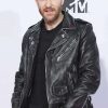 25th MTV Europe Music Awards David Guetta Leather Jacket