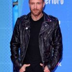 25th MTV Europe Music Awards David Guetta Leather Jacket