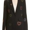 Days Of Our Lives Stephanie Johnson black heart blazer