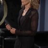 Diane Jenkins The Young and The Restless Black Sheer Sleeve Blazer