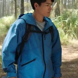 Dino Fury Power Rangers Ollie Akana Blue Cotton Jacket