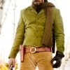 DJANGO UNCHAINED JAMIE FOXX GREEN COTTON JACKET FOR MEN