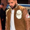 Drake Brown Varsity Style Bomber Jacket