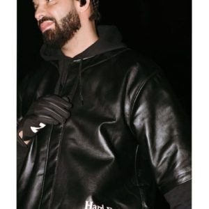 Drake Hard Feelings Harder Dick Leather Jacket