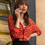 Emily In Paris Season 03 Lily Collins Red Jacket