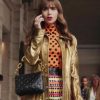 Emily in Paris Season 03 Lily Collins Golden Coat