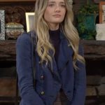 Faith Newman The Young and The Restless Blue Jacket