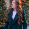  Falling for Christmas 2022 Lindsay Lohan Green Coat