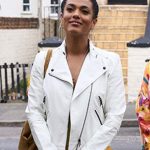 Freema Agyeman Dreamland White Biker Jacket