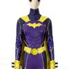 Gotham Knights Batgirl Purple Leather Jacket