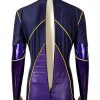 Gotham Knights Batgirl Purple Leather Jacket