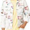 Echo Kellum Grand Crew Season 2 Printed White Shirt