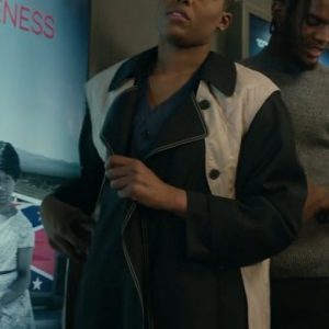 Harlem Season 2 Tye Reynolds Black Trench Coat