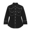 Yellowstone Season 4 Laramie Black Denim Shirt