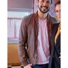 Hearts In The Game 2023 Marco Grazzini Brown Leather Jacket