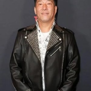 Hun Kim Met Gala 2023 Studded Biker Jacket