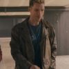 I Used To Be Famous 2022 Ed Skrein Brown Leather Jacket