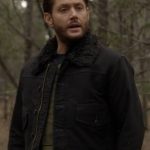 Jensen Ackles Big Sky S03 Black Fur Collar Jacket