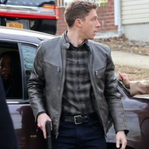 Will Hochman Blue Bloods S012 Grey Leather Jacket