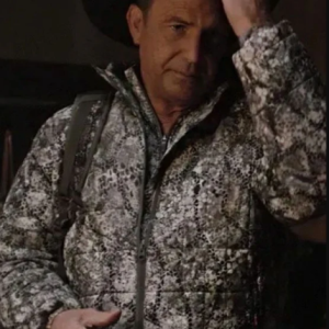 John Dutton Snake Print Jacket Yellowstone Season 5